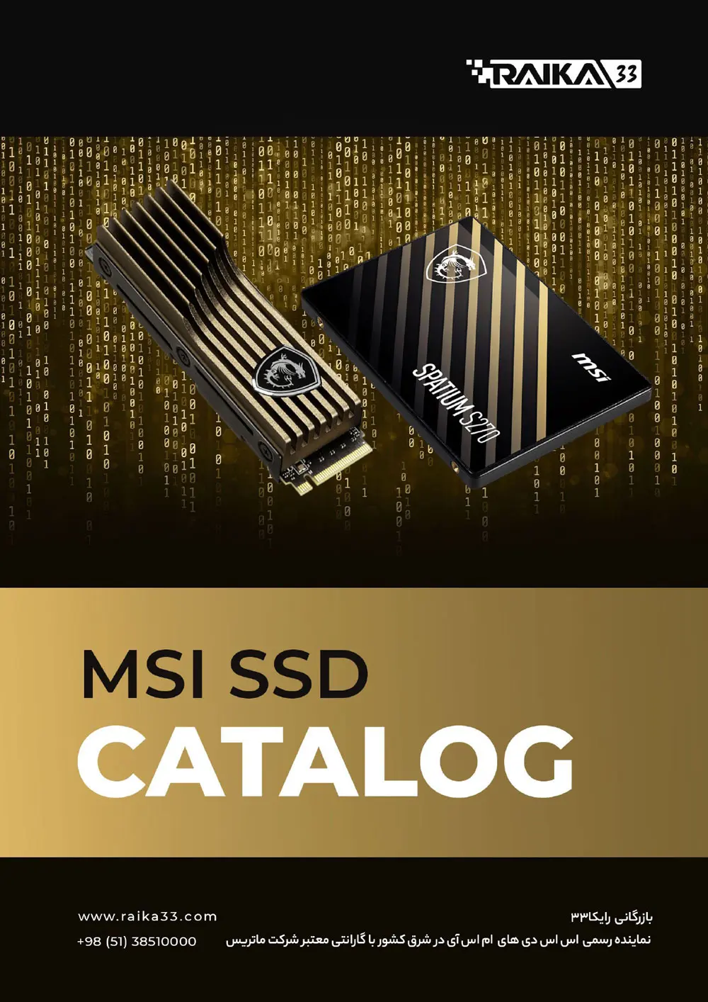 کاتالوگ SSD ام اس آی - MSI SSD Catalog