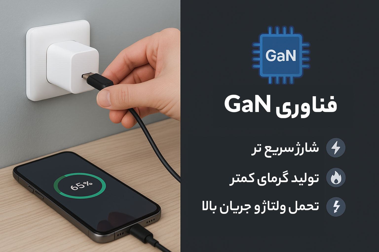 اضافهبار (Overload) در چندراهیهای برق و نقش ترانزیستور GaN در شارژرها و چند راهی ها